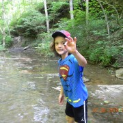 Summer fun playing in the water